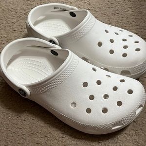 womens white classic clog croc shoes